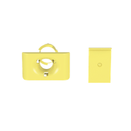 [FR1.5IDELYL] Accesorio de Salida a Tubo De 1.5 in (38 mm), Para Canaletas FiberRunner 4X4, 6X4, o 12X4, Color Amarillo | FR1.5IDELYL