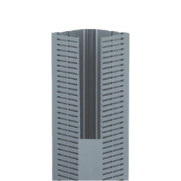 [CWD4LG6] Canaleta para Cable en Esquina, 5.33" x 4.58", 6 Pies, Color Gris | CWD4LG6