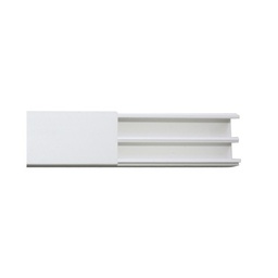 [TMK-1735] Canaleta en color blanco de PVC auto extinguible, 35 x 17, tramo de 2.5m (5301-01250) | TMK-1735