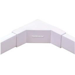 [TMK-1020-EI] Esquinero interior blanco de PVC auto extinguible, para canaletas TMK1020, TMK1020SD, TMK1020CD (5120-02001) | TMK-1020-EI