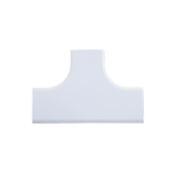 [TFC10WH-X] Accesorio en "T", para uso con canaleta LDPH10, material ABS, Color Blanco | TFC10WH-X