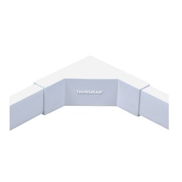 [TMK-1720-EI] Esquinero interior color blanco de PVC auto extinguible,  para canaleta TMK1720 (5220-02001) | TMK-1720-EI