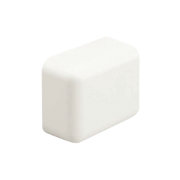 [ECF5IW-E] Tapa Final, para uso con canaleta LD5, material ABS, Color Blanco Mate | ECF5IW-E