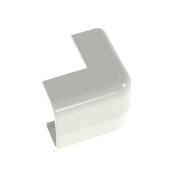 [OCF5IW-E] Esquinero exterior, para uso con canaleta LD5, material ABS, Color Blanco Mate | OCF5IW-E