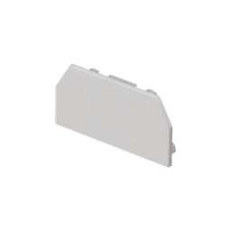 [T45ECIW] Tapa Final, para uso con canaleta T45, Material PVC Rígido, Color Blanco Mate | T45ECIW