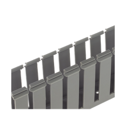 [G3X3LG6] Canaleta Ranurada de PVC sin Tapa, Tipo G, 3.25 in de Ancho, 3.12 in de Alto y 1828.8 mm de Largo, Color Gris | G3X3LG6