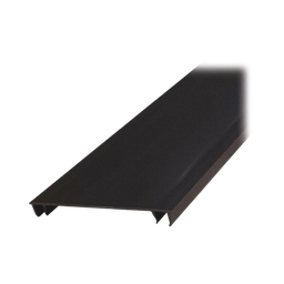 [HC2BL6] Tapa para Canaleta Ranurada Tipo H, de 55.1 mm de Ancho, 1828.8 mm de Largo, Color Negro | HC2BL6