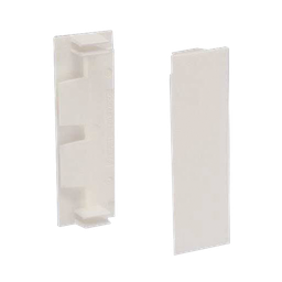 [T70CCIW-X] Unión recta de tapa, para uso con canaleta T70, Material PVC Rígido, Color Blanco Mate | T70CCIW-X