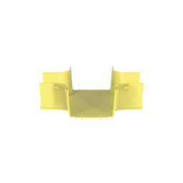 [FRFWC6X4LYL] Accesorio de 4 Vías Horizontal, Con Ángulos a 90º, Para Canaletas FiberRunner™ 6X4, Color Amarillo | FRFWC6X4LYL