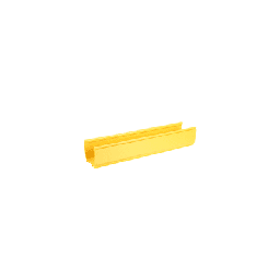 [FR4X4YL10] Canaleta FiberRunner™ 4X4, de PVC Rígido, Color Amarillo, 3 m de Largo | FR4X4YL10