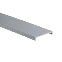 [C.75LG6] Tapa para Canaleta Ranurada, de 23.9 de Ancho, 1830 mm de Largo, Color Gris | C.75LG6
