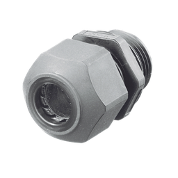 [HUB-SEC-50GA] Conector de Cable, Estilo Europeo, para Conductores de 0.17" a 0.45", para Conduit 1/2",  Color Gris. | HUB-SEC-50GA