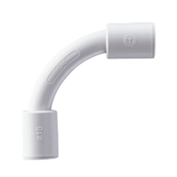 [DX43140] CURVA MORBIDX - IP67 - LIBRE DE HALÓGENOS - Ø 40MM - GRIS RAL7035 | DX43140