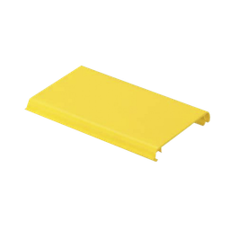 [FRHC4YL6] Tapa Con Bisagra a Presión Para Canaleta FiberRunner™ FR4X4YL6, de PVC Rígido, Color Amarillo, 1.8 m de Largo | FRHC4YL6