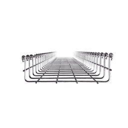 [MG-50-433EZ] Charola Tipo Malla 66/200 mm, Acabado Electro Zinc, Hasta 210 Cables Cat6, Tramo de 3 Metros | MG-50-433EZ