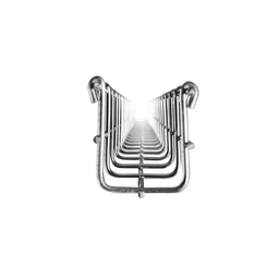 [MG-50-430EZ] Charola Tipo Malla 66/50 mm, Acabado Electro Zinc, Hasta 53 Cables Cat6, Tramo de 3 Metros | MG-50-430EZ