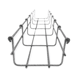 [CH-54-100BM] Charola Bimetálica Tipo Malla 54/100 mm, Ideal Para Utilizarse al Exterior o Zonas Húmedas, Hasta 86 Cables Cat6, Tramo de 3 Metros | CH-54-100BM