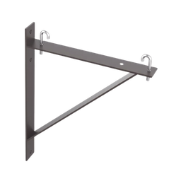 [LTSB12BLK] Kit de Soporte Triangular a Pared, Para Escalerillas de 12 y 6 in de Ancho, de Acero, Color Negro | LTSB12BLK