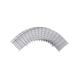 [CH-C90-54/50EZ] Curva Pre-Fabricada Horizontal de 90° con medidas de 54 mm de Peralte y 50 mm Ancho (54/50 mm) | CH-C90-54/50EZ