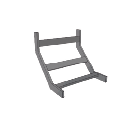 [CHCVIT1X12EPK] (CHCVIT1X12EPK) CURVA VERTICAL INTERIOR TUBULAR 1.5 DE PERALTE X 12 ANCHO PINT EPOx COLOR NEGRO, INCLUYE COPLes y tornilleria | CHCVIT1X12EPK