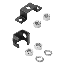 [LCK] Kit de Soporte a Techo, Para Charola Tipo Escalerilla, de Acero, Color Negro | LCK