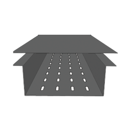 [CH-FPZT9AL] Tapa para fondo perforado de 9"  Perfil Z | CH-FPZT9AL