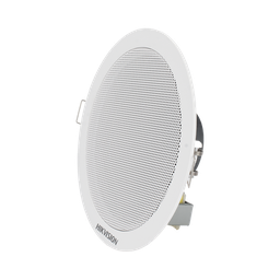 [DS-QAE0206G1-V] Altavoz Montaje en Plafón | 6 Watts | 100 V | Rejilla de Metal | Color Blanco | Uso Interior | DS-QAE0206G1-V