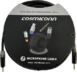 [CMC220AS-TP-TP-5-BG1] Cable 3.5mm a 3.5mm, conectores color negro MTP3C-BG, length 5m | CMC220AS-TP-TP-5-BG1