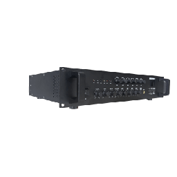 [DS-QAE0A120G1-VB6/110] Amplificador de Audio | Bluetooth | 120 W | 6 Zonas con Control de Volumen Independiente | 70/ 100V COM | Montaje en Rack | Voceo y Musica Ambiental | DS-QAE0A120G1-VB6/110