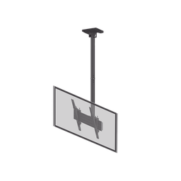 [EMLCM1U] Montaje de Techo para Pantallas de  32"- 75I"| VESA 100 X 100 HASTA 400 X 400| Capacidad Máxima de Carga 50Kg | EMLCM1U