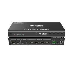 [EPC-TWB14] Videowall 4K 1x4 | HDMI & USB-C | 8 Modos de Visualización | Audio Óptico/Analógico | Control RS-232/IR | Plug & Play | EPC-TWB14