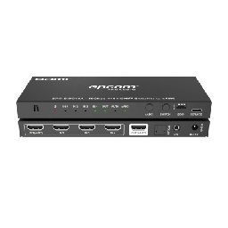 [EPC-SWC41A] Switch HDMI 4x1 | 8K@60Hz 4:2:0 | 48 Gbps | ARC/eARC | Extracción de Audio | Gestión EDID | Control CEC | EPC-SWC41A