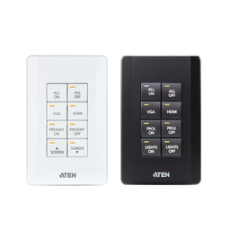 [VK108US] Sistema de control ATEN | Teclado de 8 botones (EE. UU., 1GANG) | BLANCO | | VK108US