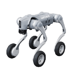 [GO2W] Perro Robot Biónico Para Inspección / Inteligencia Artificial / Reconocimiento De Humanos / Incluye 1 Control Remoto / Tareas Programadas / Cámara Integrada | GO2W