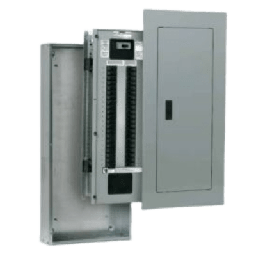 [P1E18MC250ATS] Tablero de alumbrado P1, 18 circuitos, Barras en aluminio 250 AMP, Frente de sobreponer, Sin zapatas principales. | P1E18MC250ATS