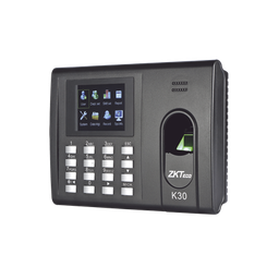 [K-30] Checador de Huella y Tarjetas para Tiempo y Asistencia con Batería de Respaldo/ Comunicación TCP/IP /  Salida de relevador para cerradura | K-30