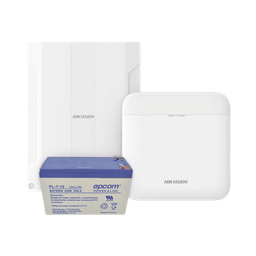 [DSPWA48KS/EXP] (AXPRO) KIT  de alarma AX PRO conversión de zonas cableadas a inalámbricas / Incluye: 1 Hub IP, Wifi y 3G/4G con Batería de respaldo/ 1 Expansor de 16 zonas cableadas / 1 Batería de respaldo 12Vcc a 7 Amp/ Compatible con Hik-Co | DSPWA48KS/EXP