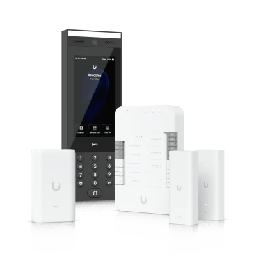 [UA-G3-SK-GATE] Kit de Inicio de Control de Acceso UniFi / Hub Gate / Intercomunicador G3 / Adaptador PoE++ / Extensores de Par Trenzado | UA-G3-SK-GATE