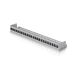 [UACC-RACK-PANEL-PATCH-BLANK-24] UACC Rack Patch Panel Blank 24 Puertos - Panel Patch Keystone 1U con Barra de Gestión de Cables y Estética Uniforme | UACC-RACK-PANEL-PATCH-BLANK-24