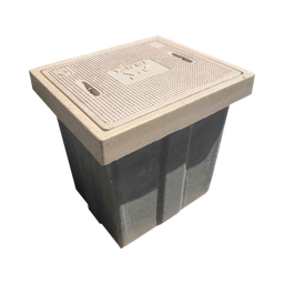 [LPRL1T3T] Registro de Telecomunicaciones L1T Ligero, 1 Tapa, Resistencia 3 Toneladas, Uso Peatonal | LPRL1T3T