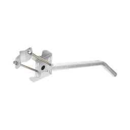 [S-BRA-LUM1] Brazo Galvanizado para Luminaria de 2" Diámetro con Abrazadera para Poste hasta 6" Diámetro. | S-BRA-LUM1
