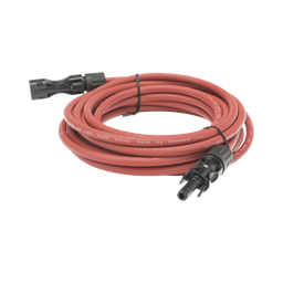 [CBLMC42P5MREDV2] Cable Fotovoltaico, 2.5 m, Rojo, Calibre 10 AWG con Terminal MC4-M en Ambos Extremos | CBLMC42P5MREDV2