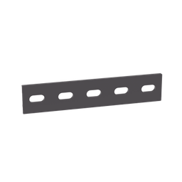 [PWBSPL5BL] Kit de 12 Piezas de Barra de Empalme de 5 Orificios, Para Fabricación de Curvas con Charola Wire Basket en Campo, Color Negro | PWBSPL5BL