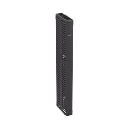 [PR2VD06] Organizador Vertical PatchRunner™, Doble (Frontal y Posterior), Para Rack Abierto de 45 Unidades, 6in de Ancho, Color Negro | PR2VD06
