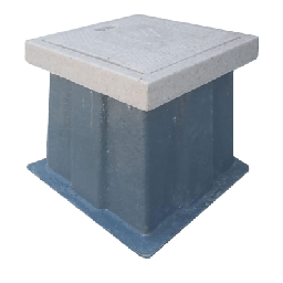 [LP-AP-30X30X45] Registro para Alumbrado Público 30 x 30 x 45 cm, Resistencia 3 Toneladas, Uso Peatonal | LP-AP-30X30X45