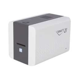 [SMART21SK] Impresora de Tarjetas Semi- automática SMART21 / Ingreso de Tarjetas Manual/Incluye Ribbon, Software y 100 Tarjetas PVC | SMART21SK