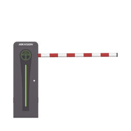 [KT-320-ABAT(4MR)] Barrera Vehicular con Brazo Abatible por Colisión 4 mts INCLUIDO / Derecha / Alto Desempeño / Brushless / Semáforo Rojo-Verde en Gabinete / Incluye 2 Controles Remotos | KT-320-ABAT(4MR)