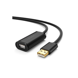 [10319] Cable de Extensión Activo USB 2.0 / 5 Metros / Macho-Hembra / Booster individual FE1.1S incorporado / Velocidad de hasta 480 Mbps / Ideal para impresoras, consolas , Webcam, etc. | 10319