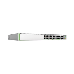 [AT-GS980MX/28-10] (GS980MX/28) Switch Stack L3, 24 puertos 10/100/1000-T, 4 Puertos SFP+ 10G, Fuente de poder fija | AT-GS980MX/28-10