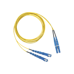 [F92ERLNSNSNM003] Jumper de Fibra Optica Monomodo 9/125 OS2, LC-SC Duplex, OFNR (Riser), Color Amarillo, 3 Metros (9.84 Pies) | F92ERLNSNSNM003